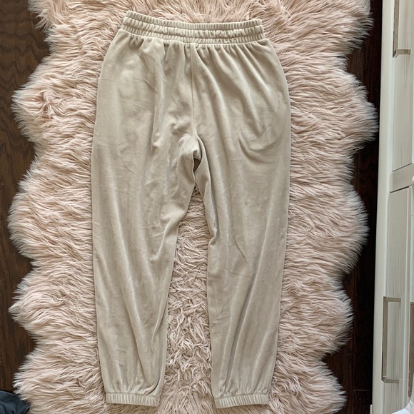 Forever 21 Women’s Beige Velvet Sweats - Picture 7 of 11